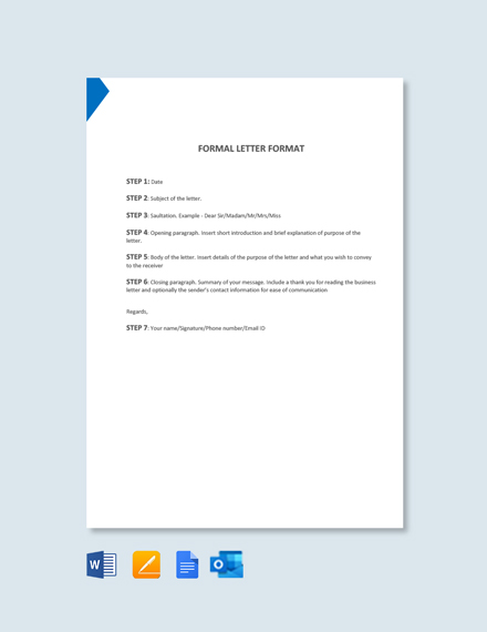 Formal Letter Templates in Google Docs | Template.net