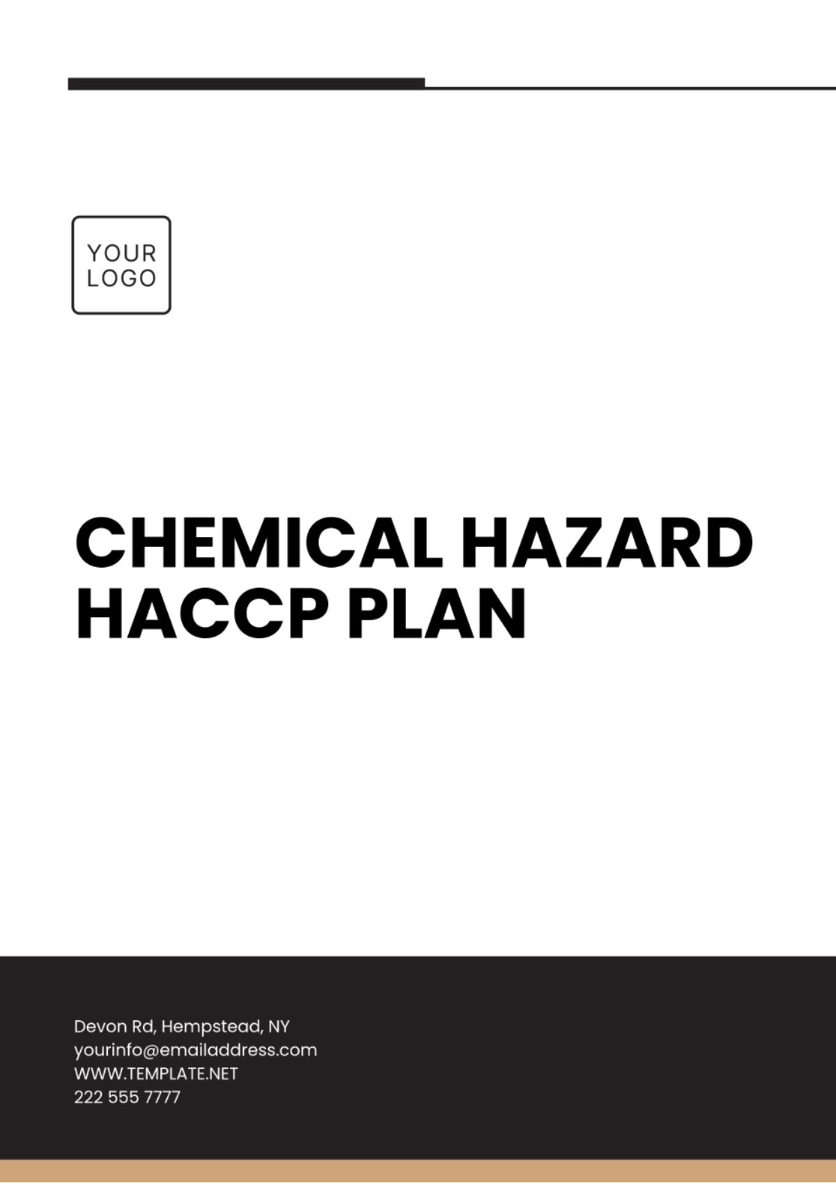 Chemical Hazard HACCP Plan Template - Edit Online & Download