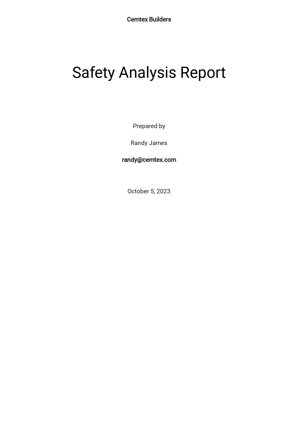 7+ FREE Health and Safety Report Templates [Edit & Download] | Template.net