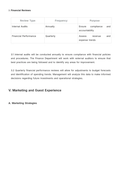Free Amusement Park Procedure Template to Edit Online