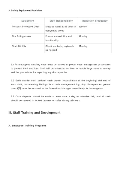 Free Amusement Park Procedure Template to Edit Online