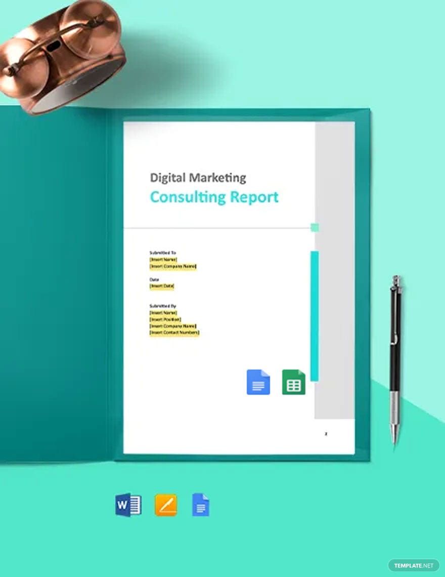 Business Consulting Report Template