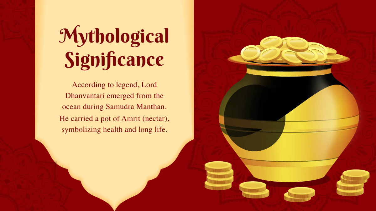 Free Dhanteras Presentation Template to Edit Online