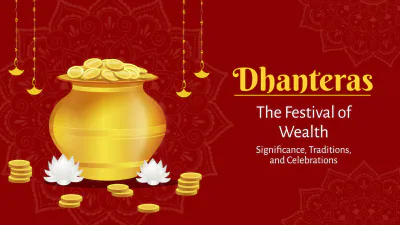 Free Dhanteras Presentation Template to Edit Online
