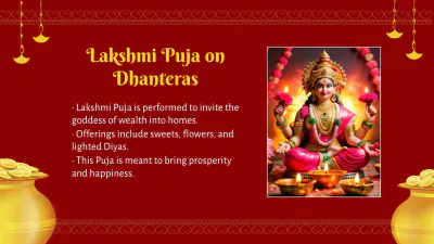 Free Dhanteras Presentation Template to Edit Online