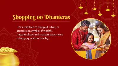 Free Dhanteras Presentation Template to Edit Online