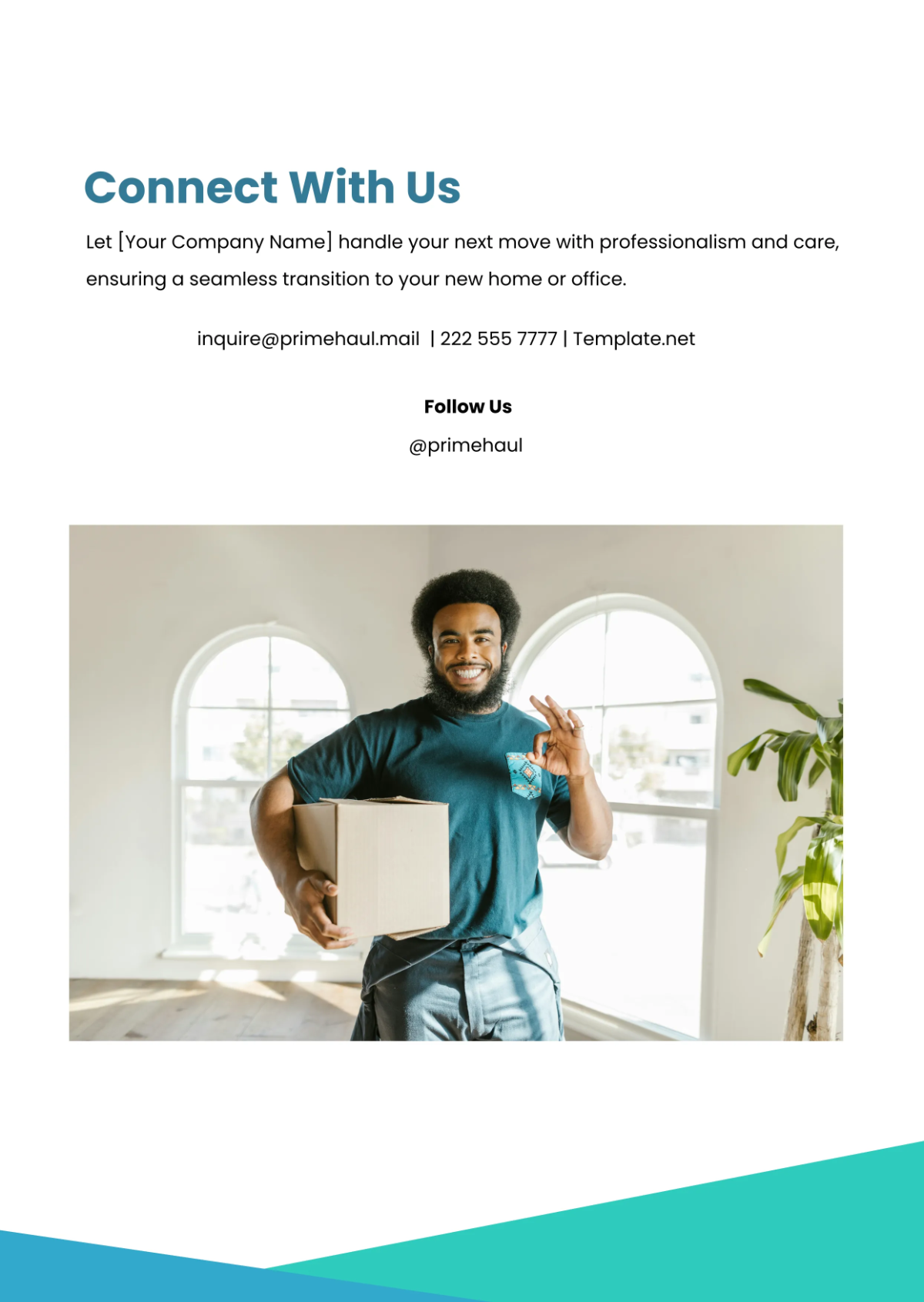 Free Moving Company Company Profile Template to Edit Online