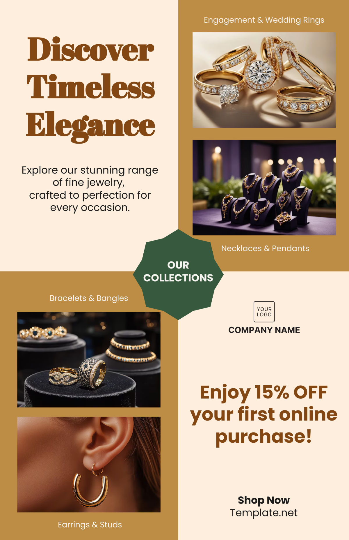 Jewelry Store Poster Template - Download | Template.net