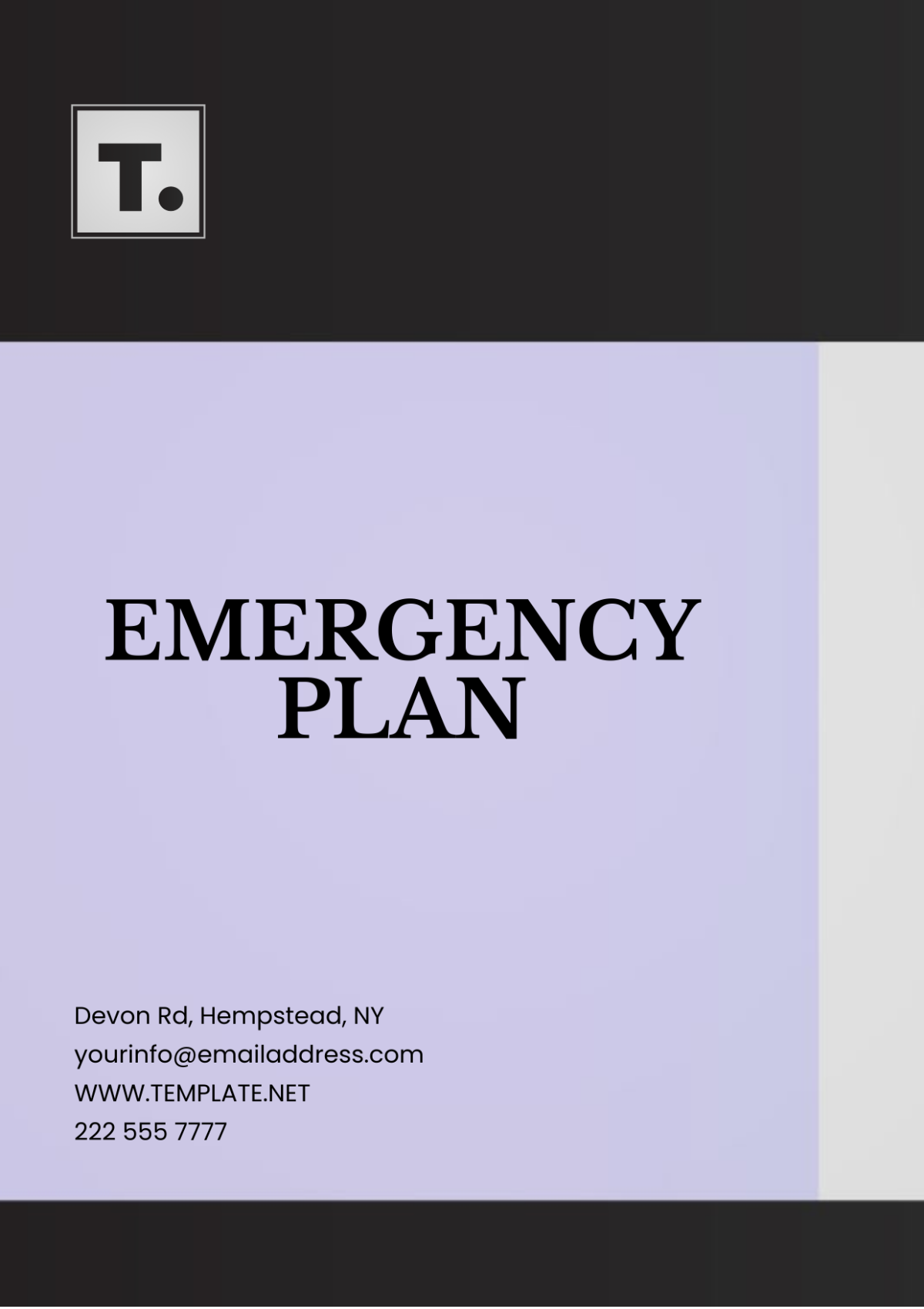 Emergency Plan Template - Edit Online & Download