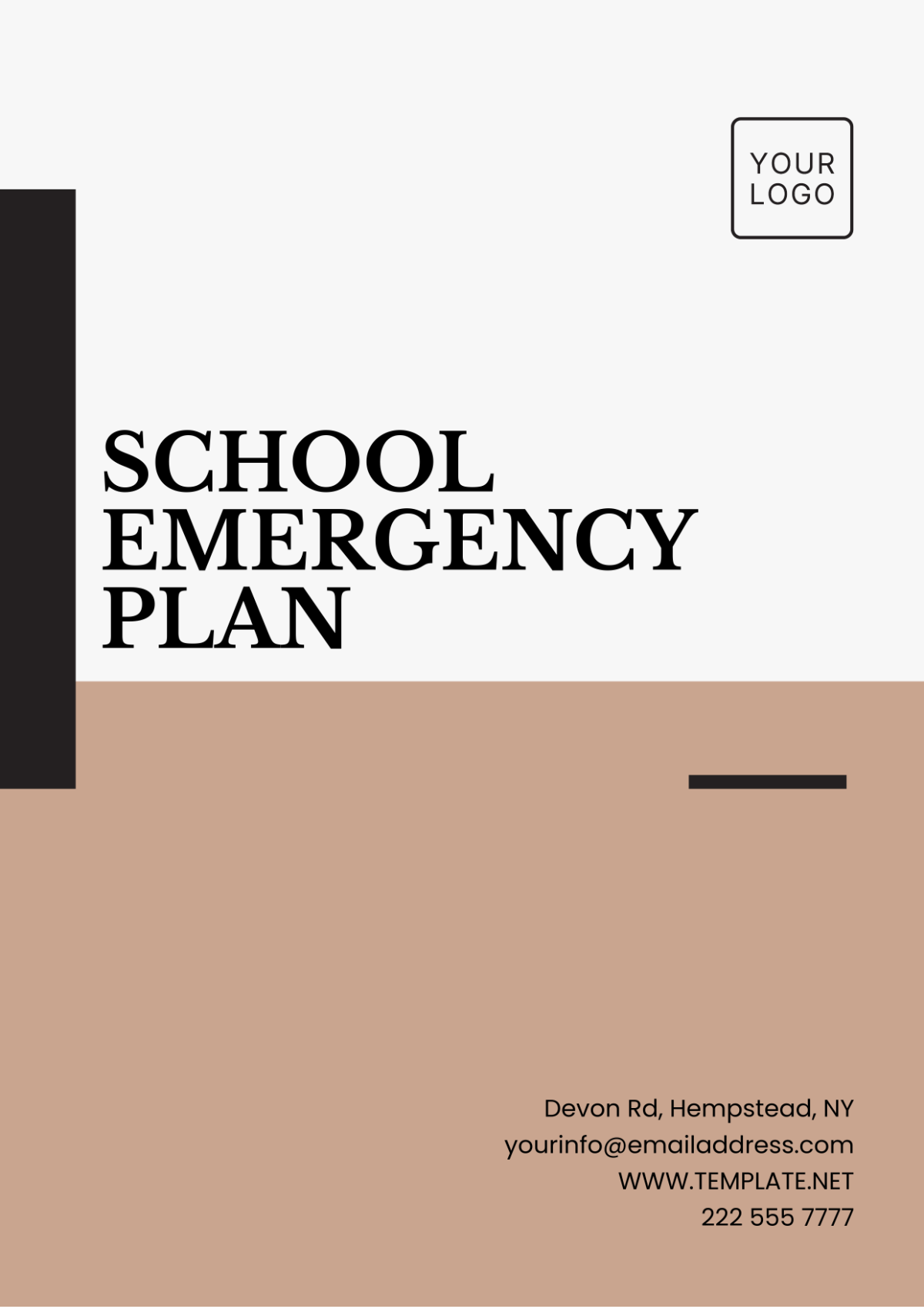 School Emergency Plan Template - Edit Online & Download