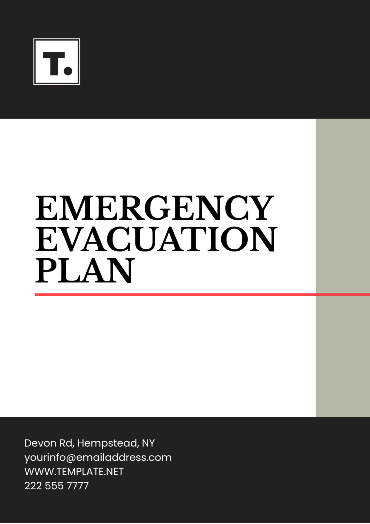 Emergency Evacuation Plan Template