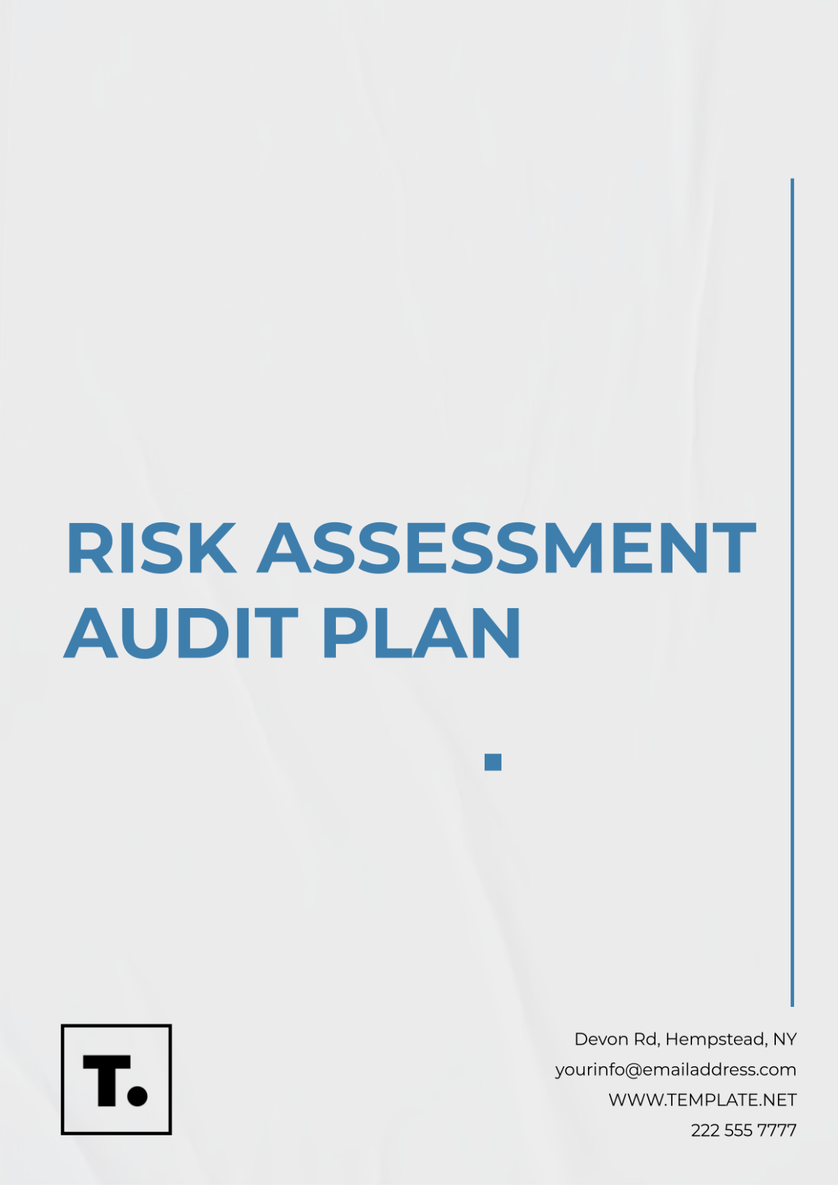 Risk Assessment Audit Plan Template - Edit Online & Download