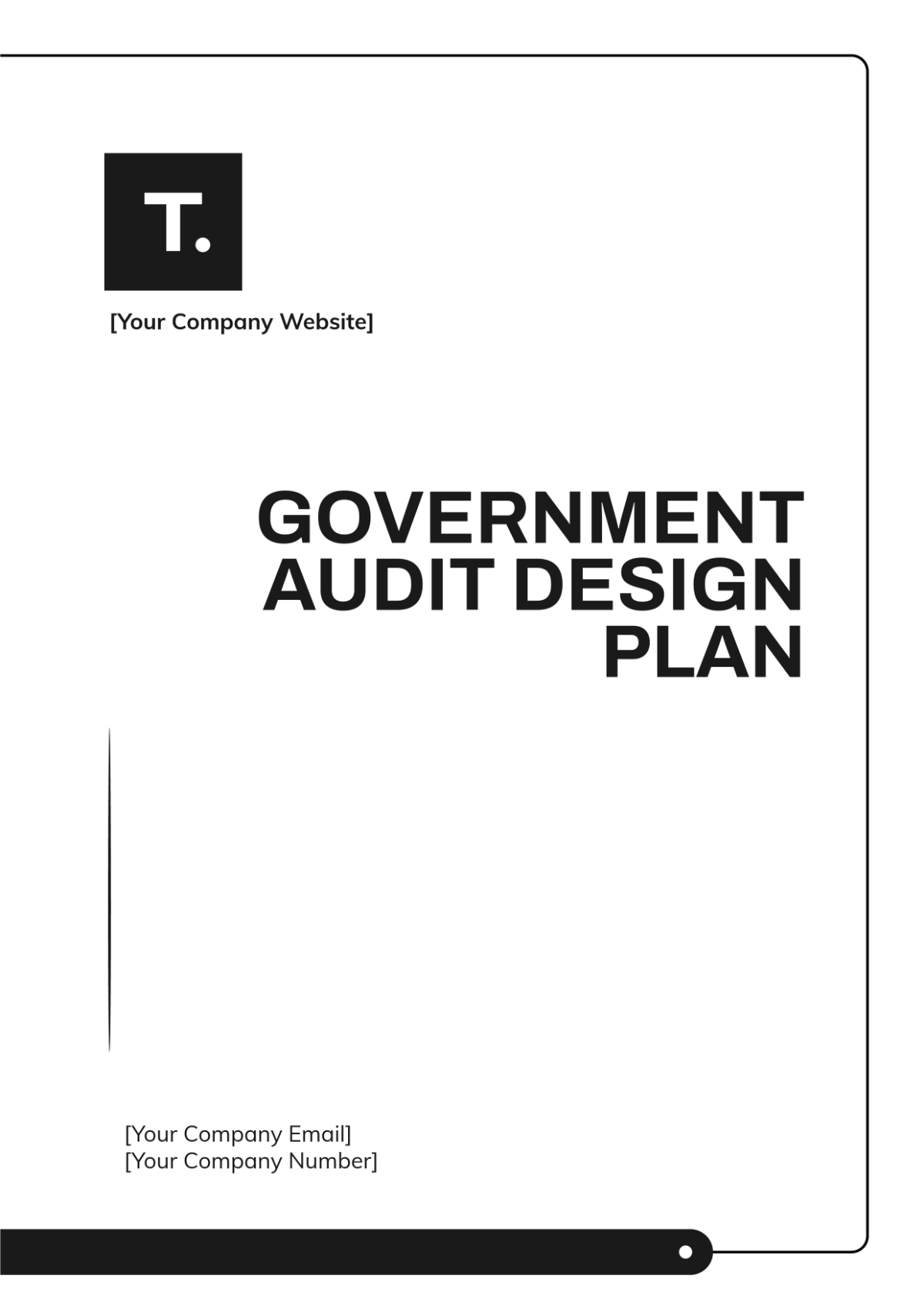 Government Audit Design Plan Template