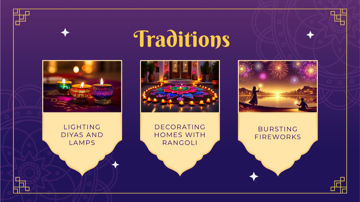 Free Diwali Presentation Template to Edit Online
