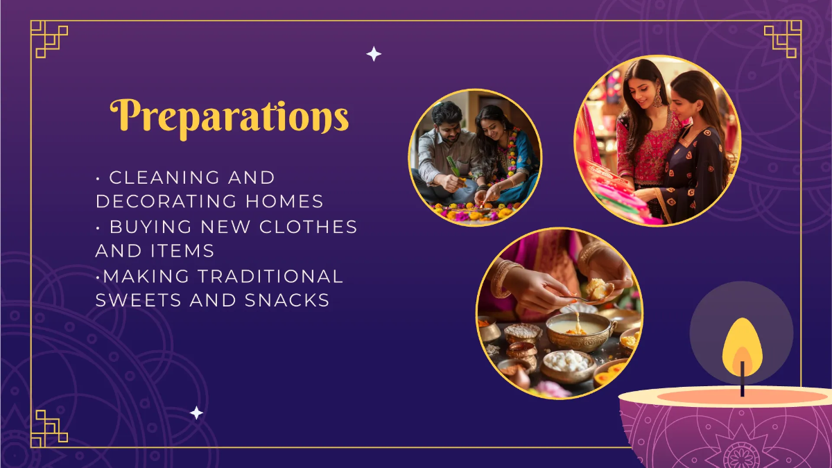 Free Diwali Presentation Template to Edit Online