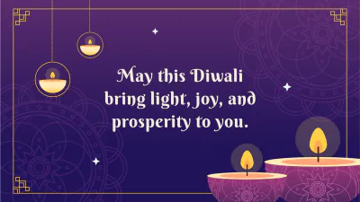 Free Diwali Presentation Template to Edit Online