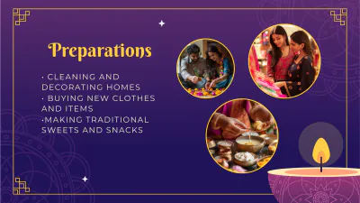 Free Diwali Presentation Template to Edit Online