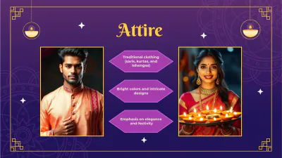 Free Diwali Presentation Template to Edit Online