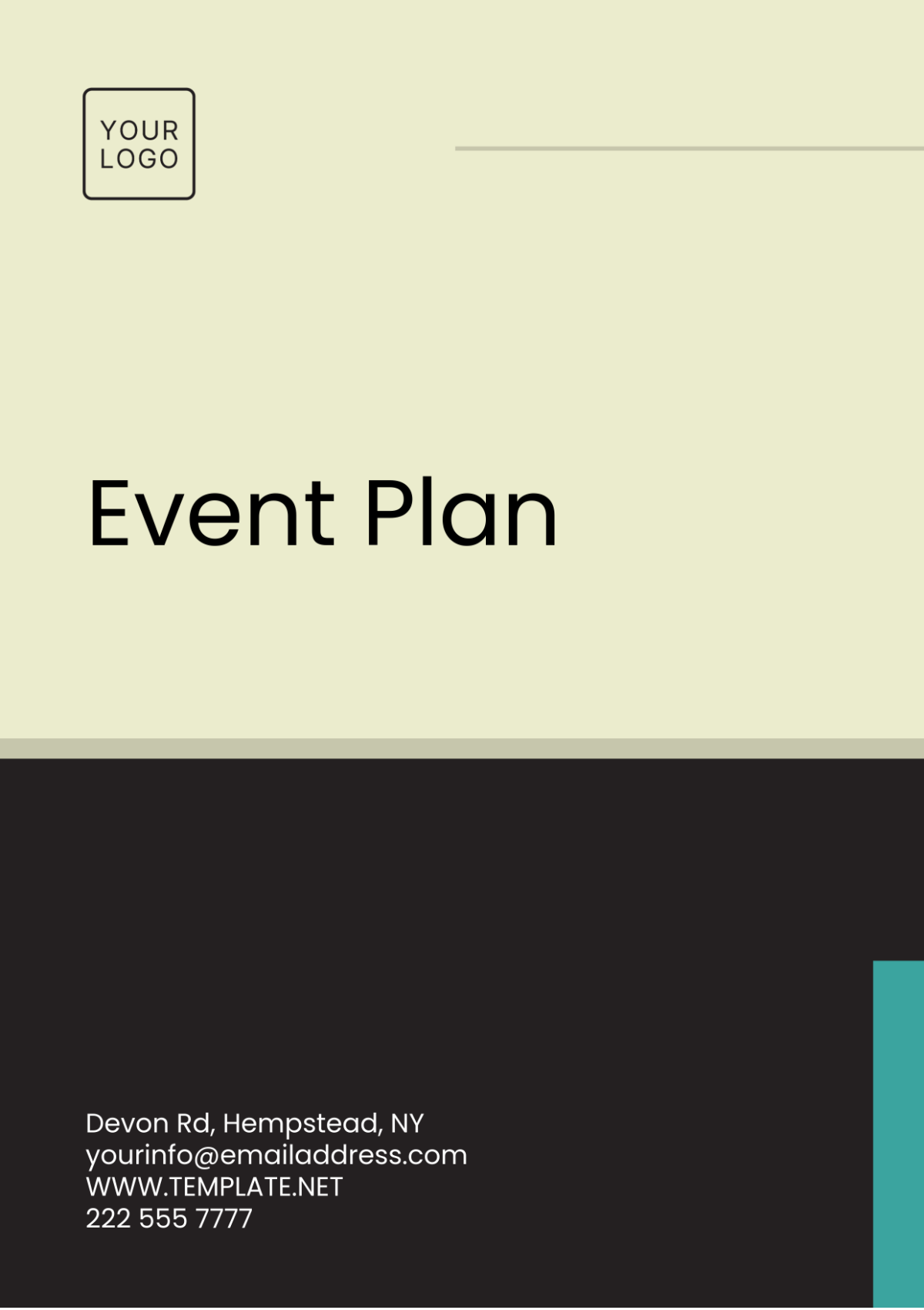 Event Plan Template - Edit Online & Download