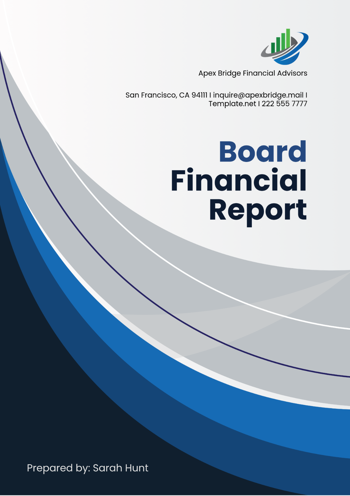 Board Financial Report Template - Edit Online & Download