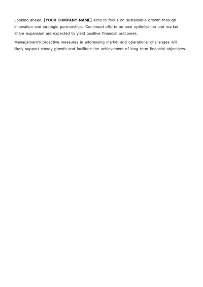 Free Board Financial Report Template to Edit Online