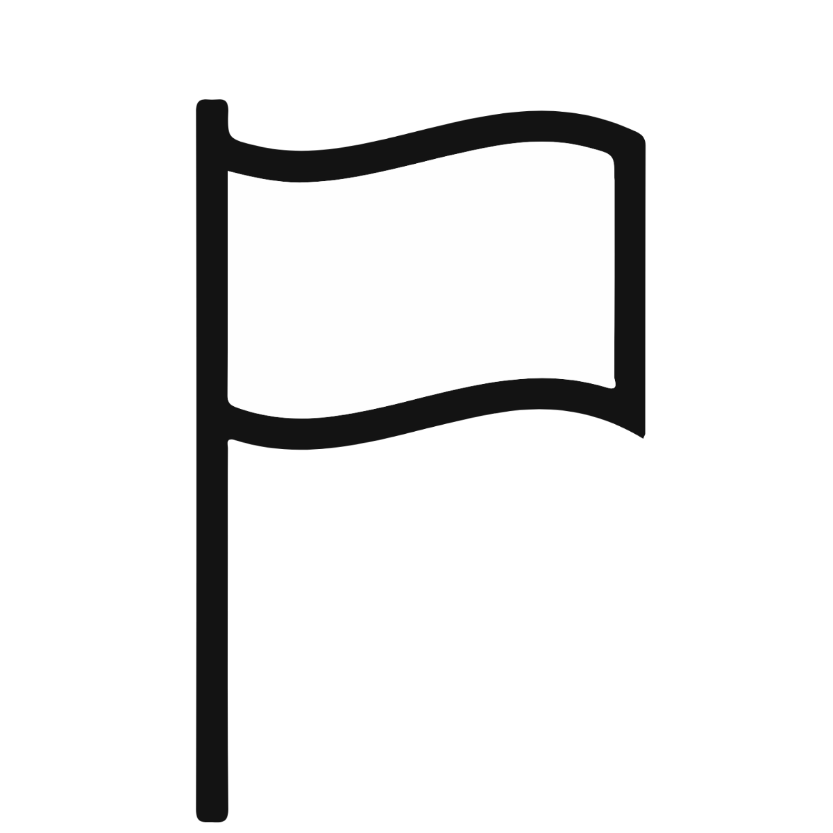 Blank Flag Clipart - Edit Online | Template.net