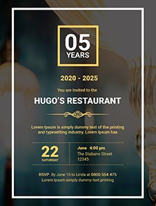 Hotel Opening Invitation Card Template in Adobe Photoshop, Illustrator ...