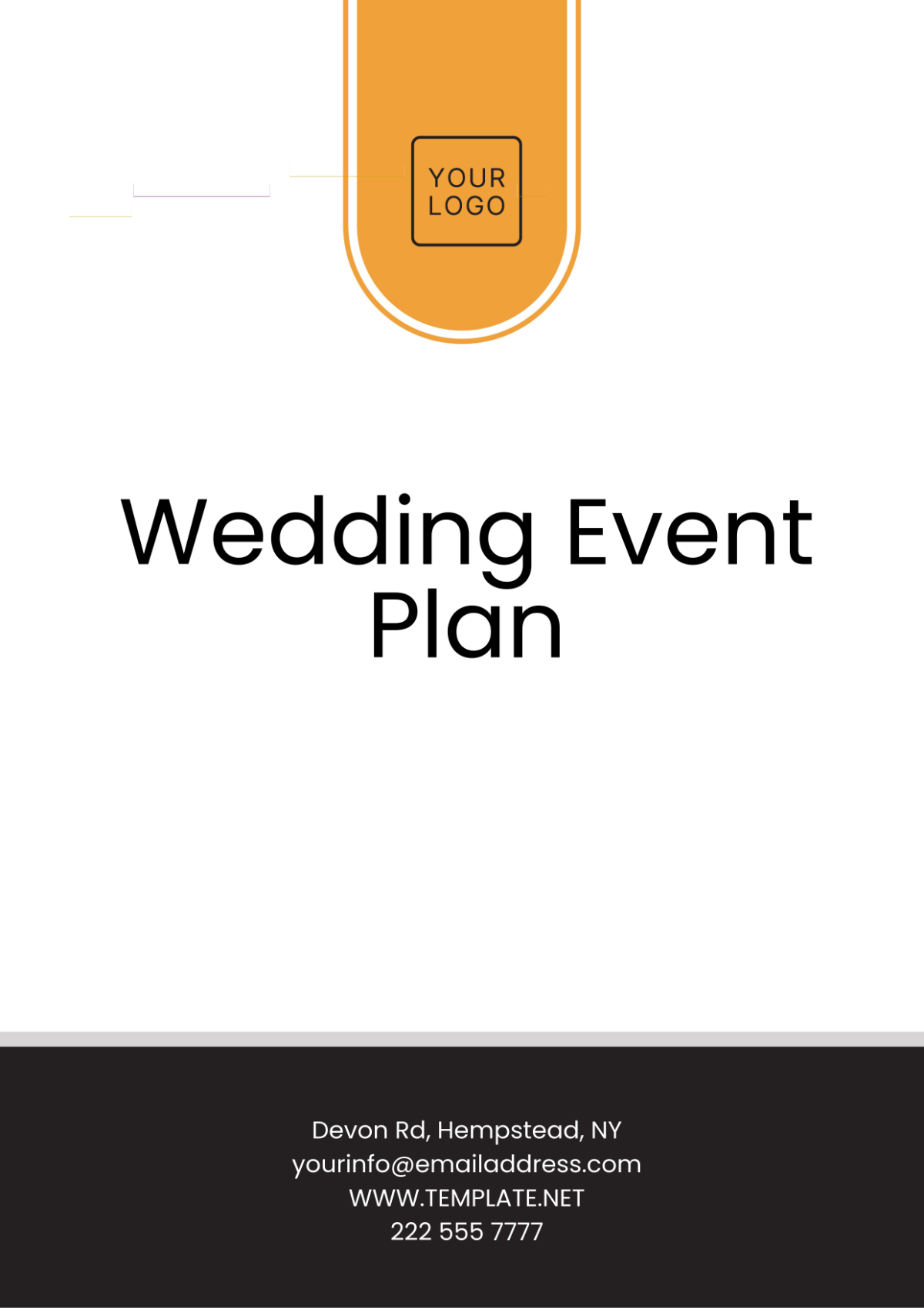 Wedding Event Plan Template - Edit Online & Download