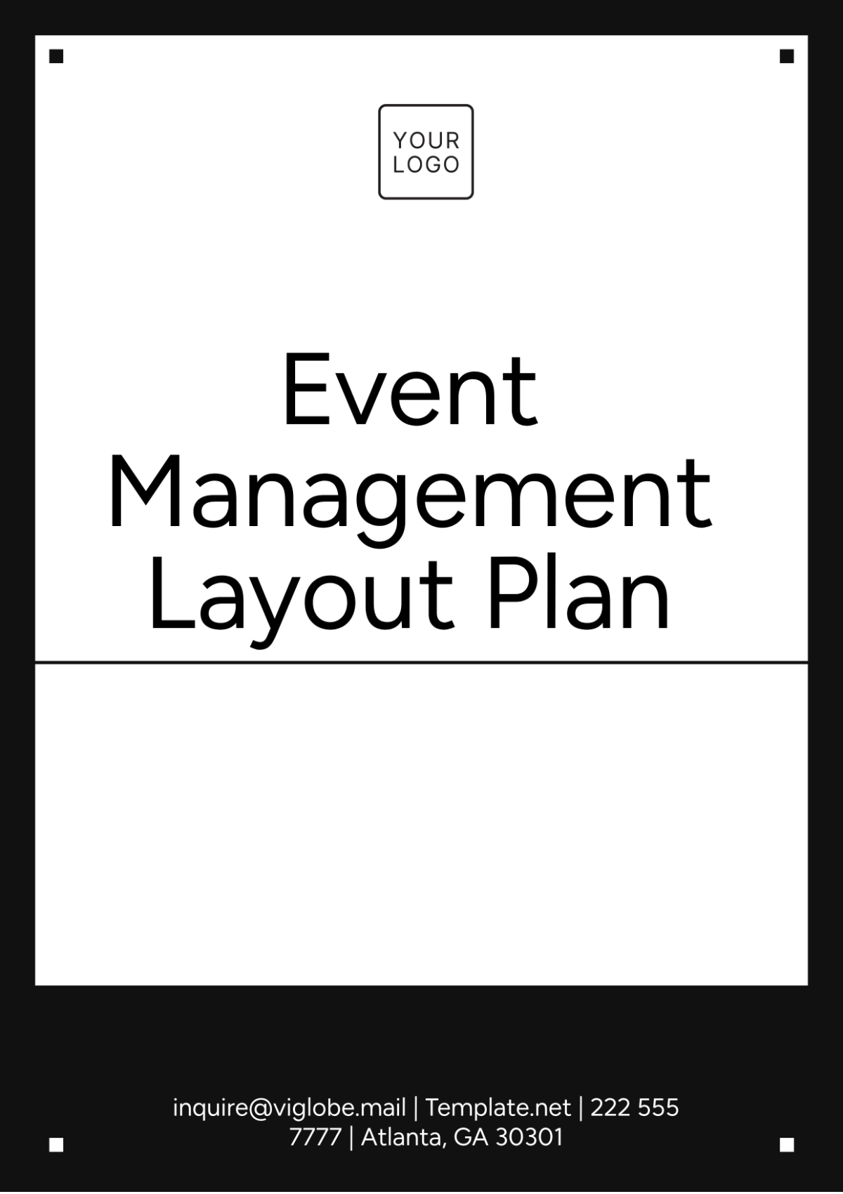 Event Management Layout Plan Template - Edit Online & Download