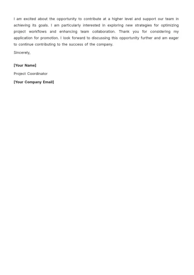 Free Letter of Intent for Promotion Template to Edit Online