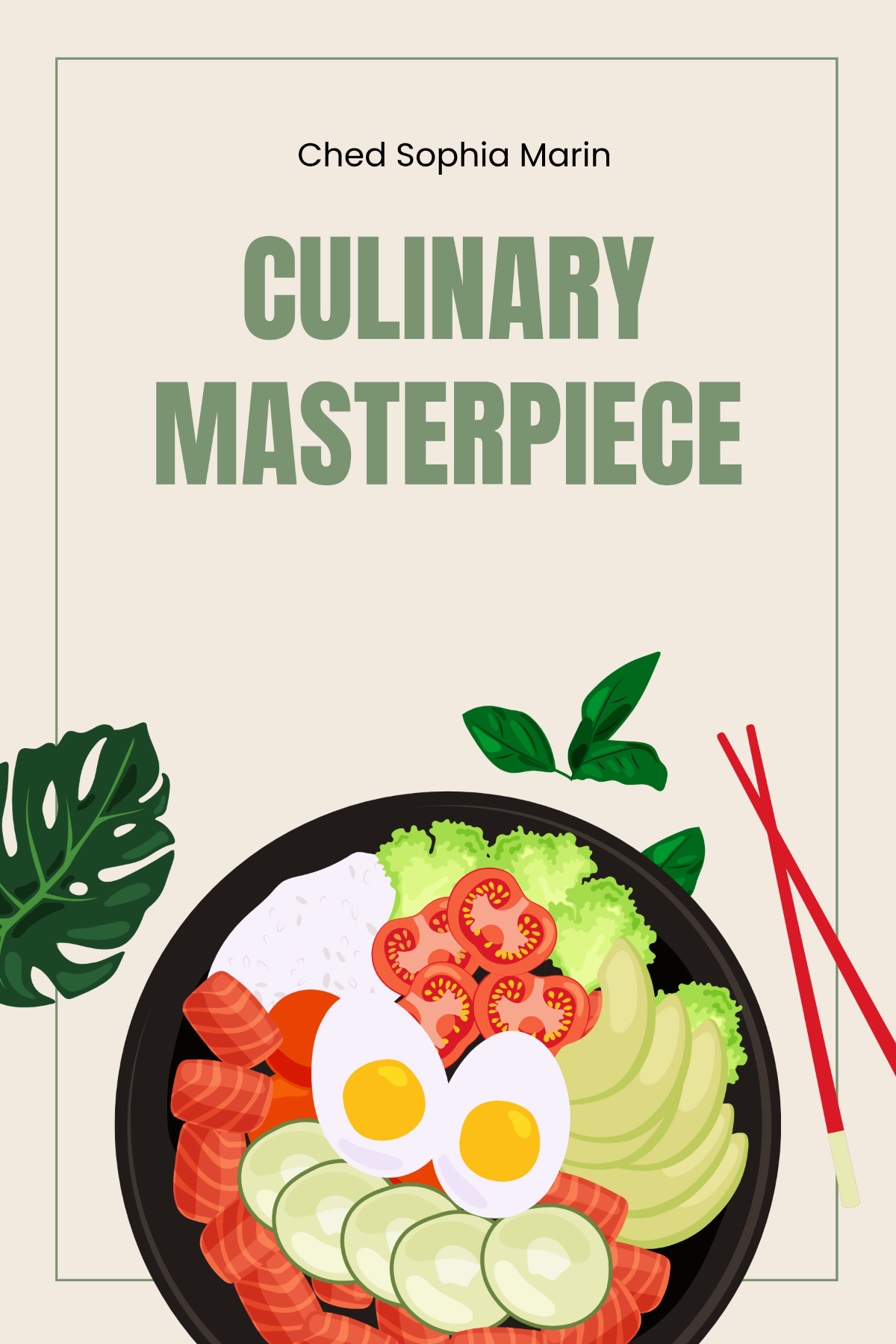 Professional Recipe Book Cover Template | Template.net