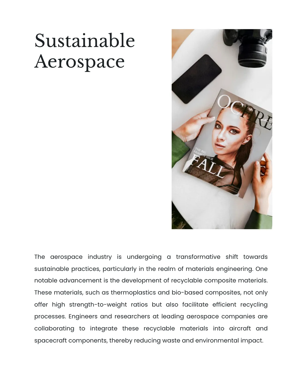 Free Lifestyle Magazine Template to Edit Online