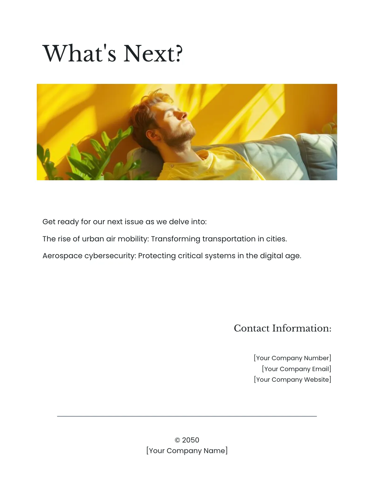 Free Lifestyle Magazine Template to Edit Online