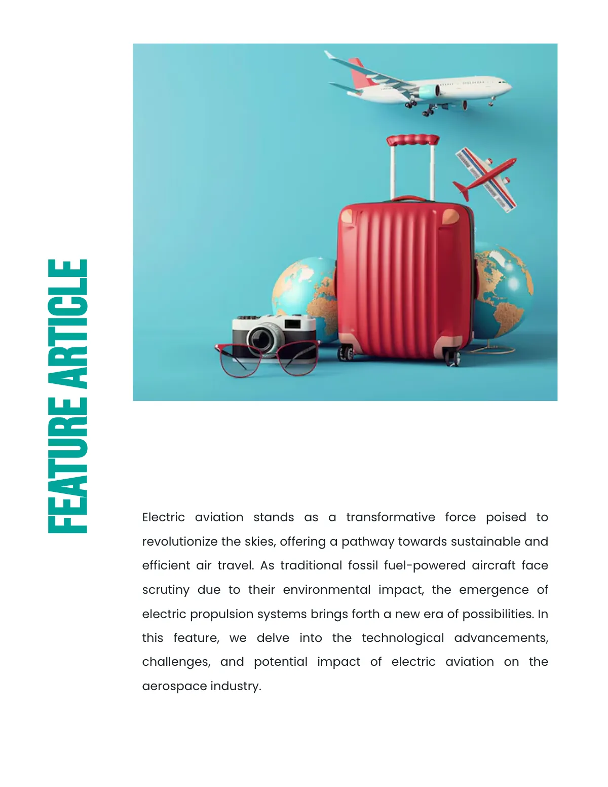 Free Modern Magazine Template to Edit Online