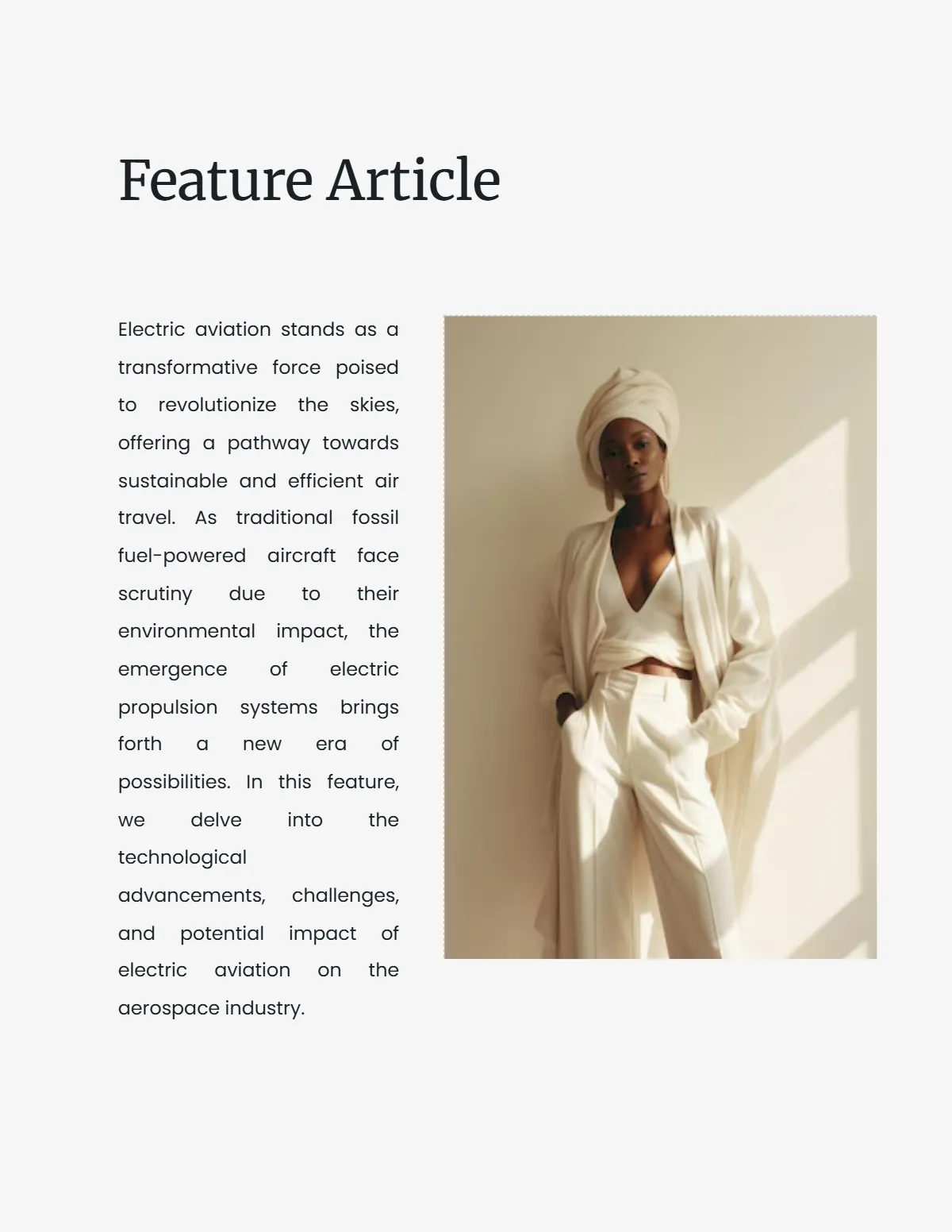 Free Sleek Magazine Template to Edit Online