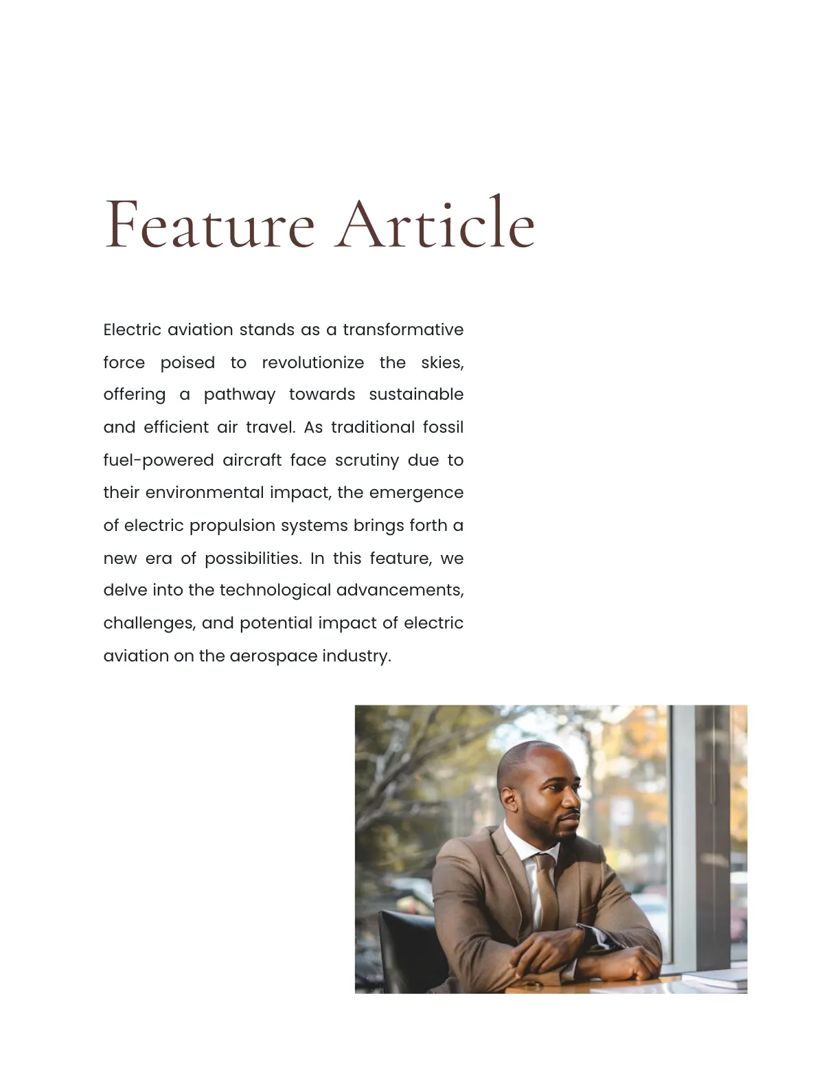 Free Business Magazine Template to Edit Online