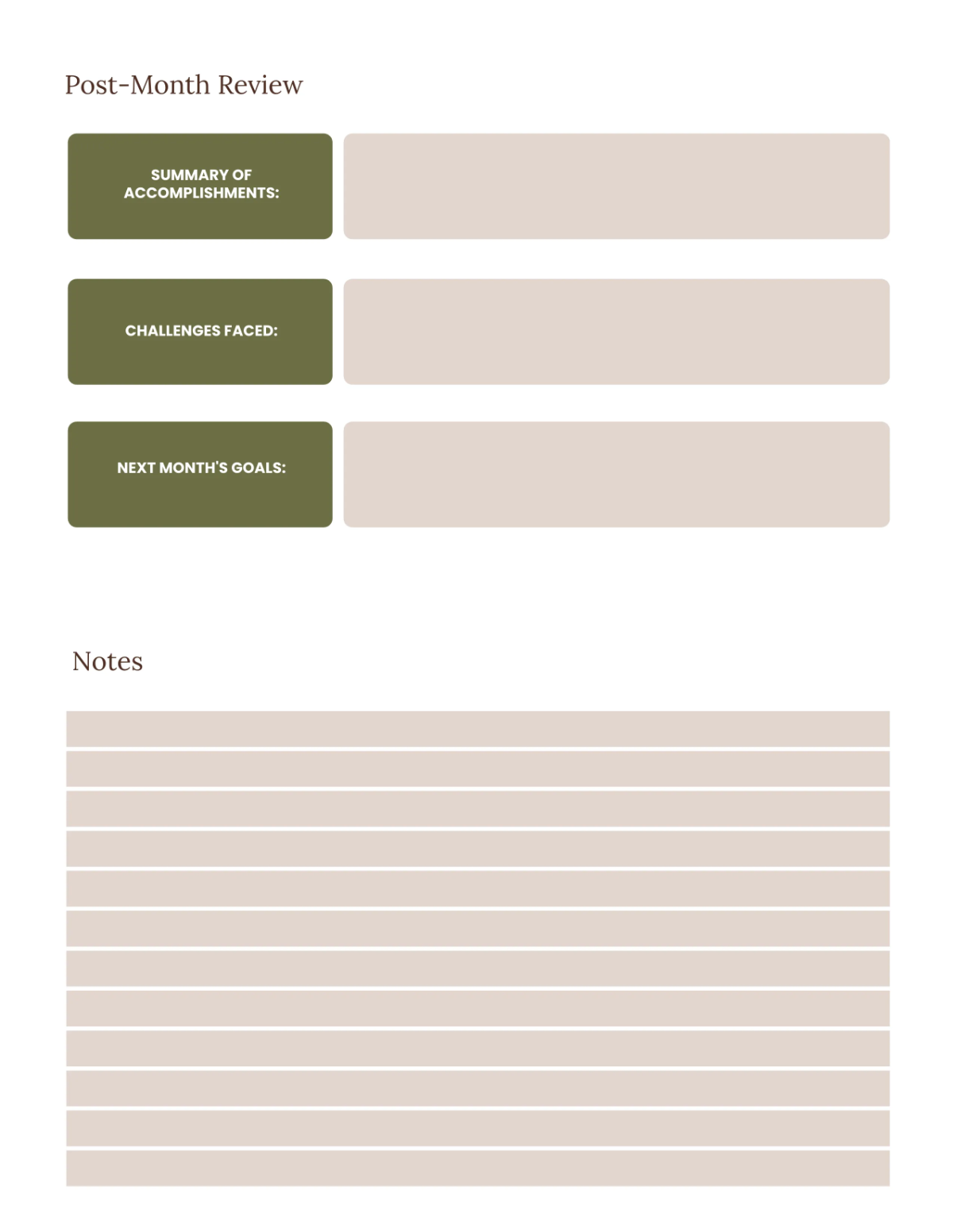 Free Online Learning Activity Planner Template to Edit Online