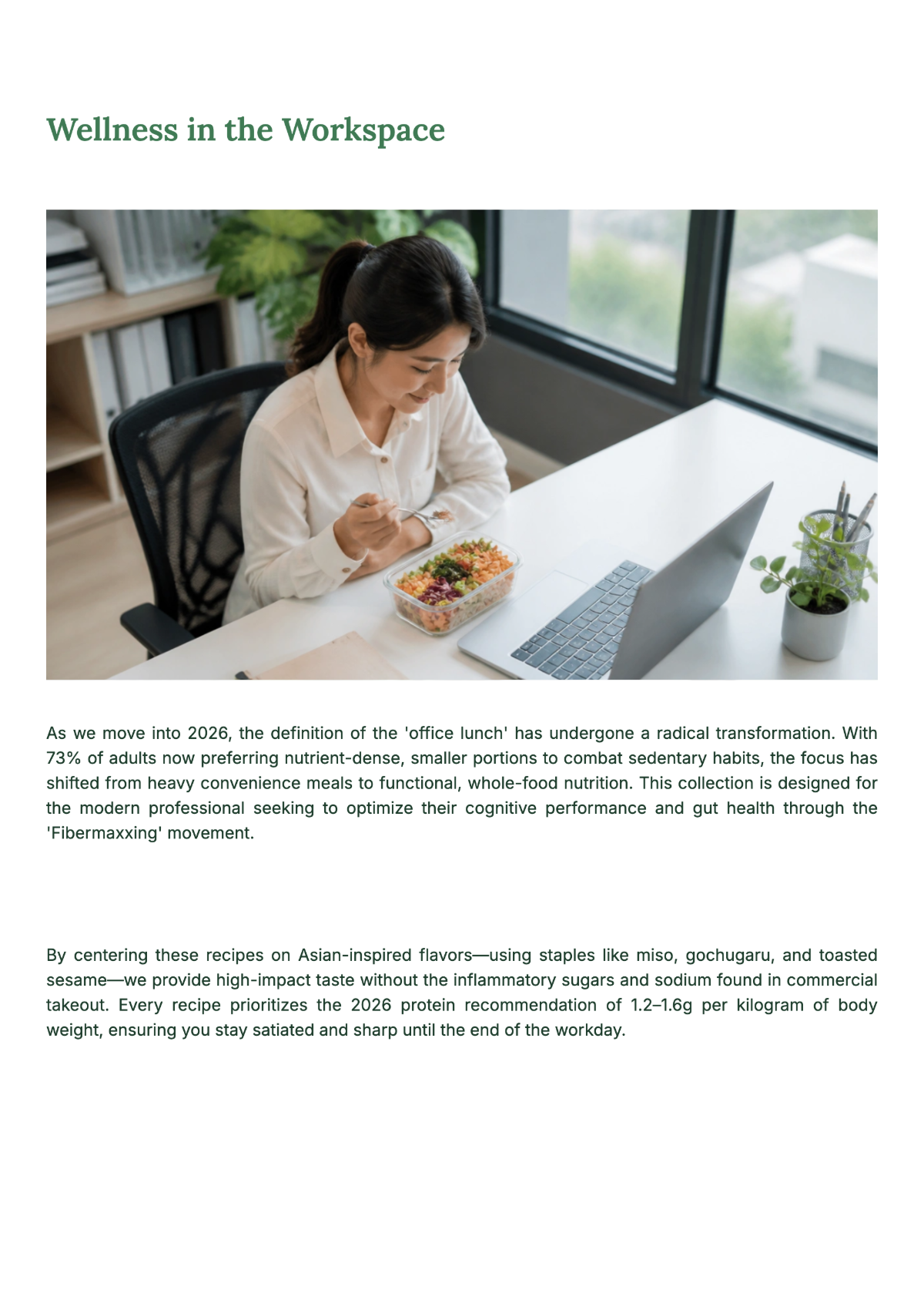 Free Healthy Cookbook Template to Edit Online