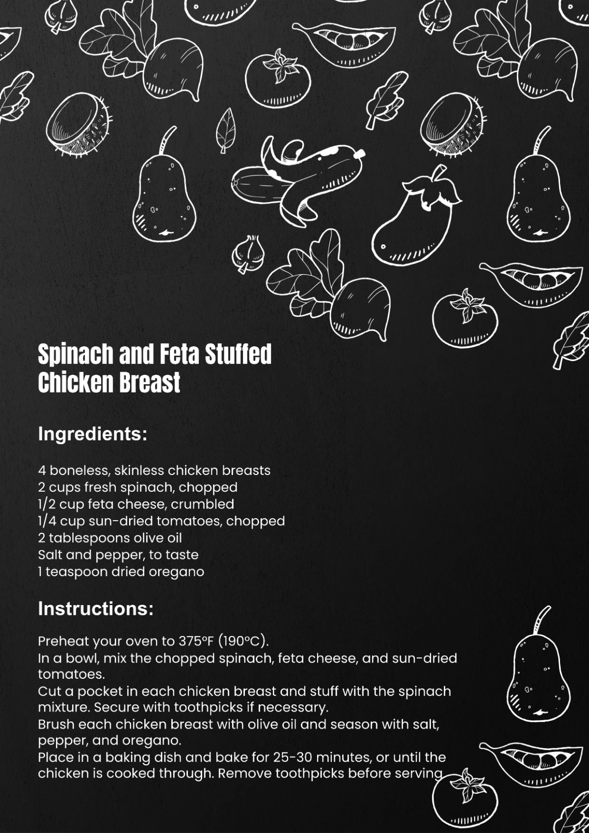 Free Healthy Cookbook Template to Edit Online