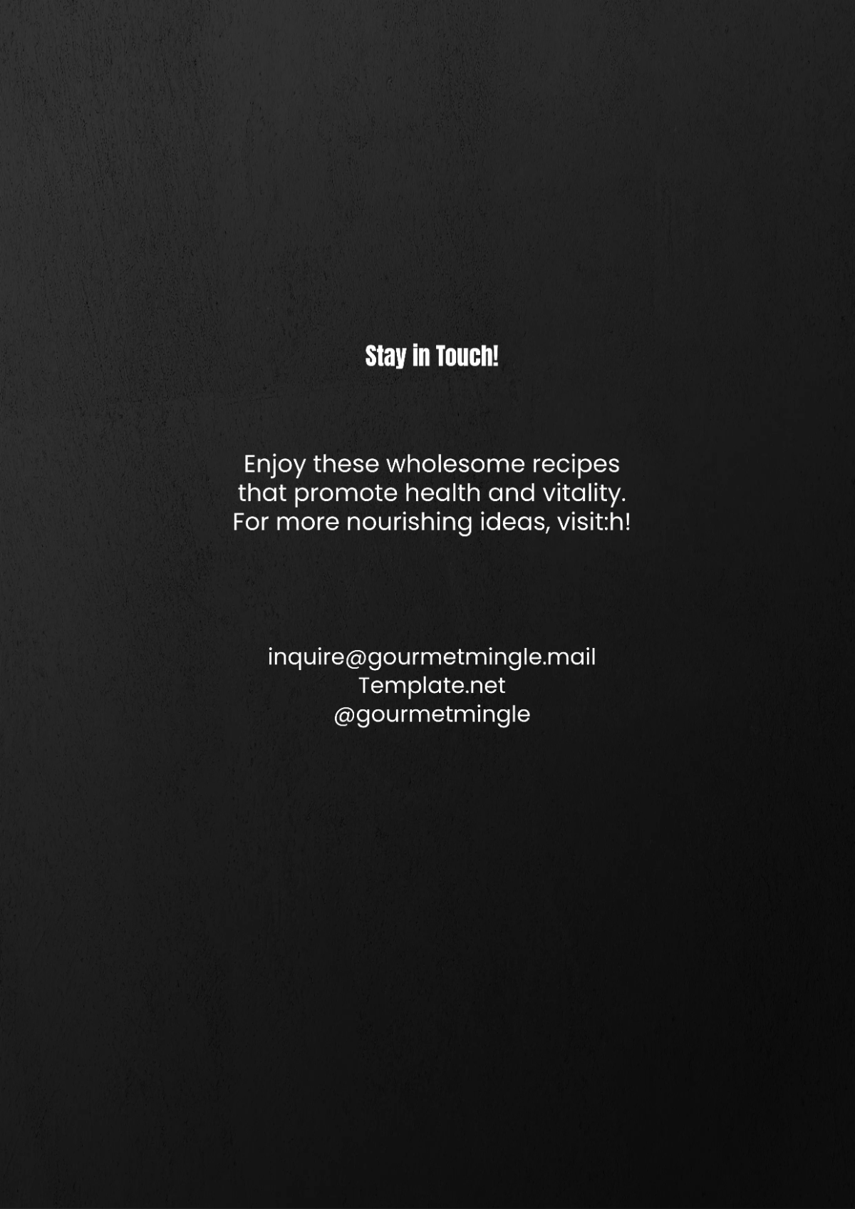 Free Healthy Cookbook Template to Edit Online