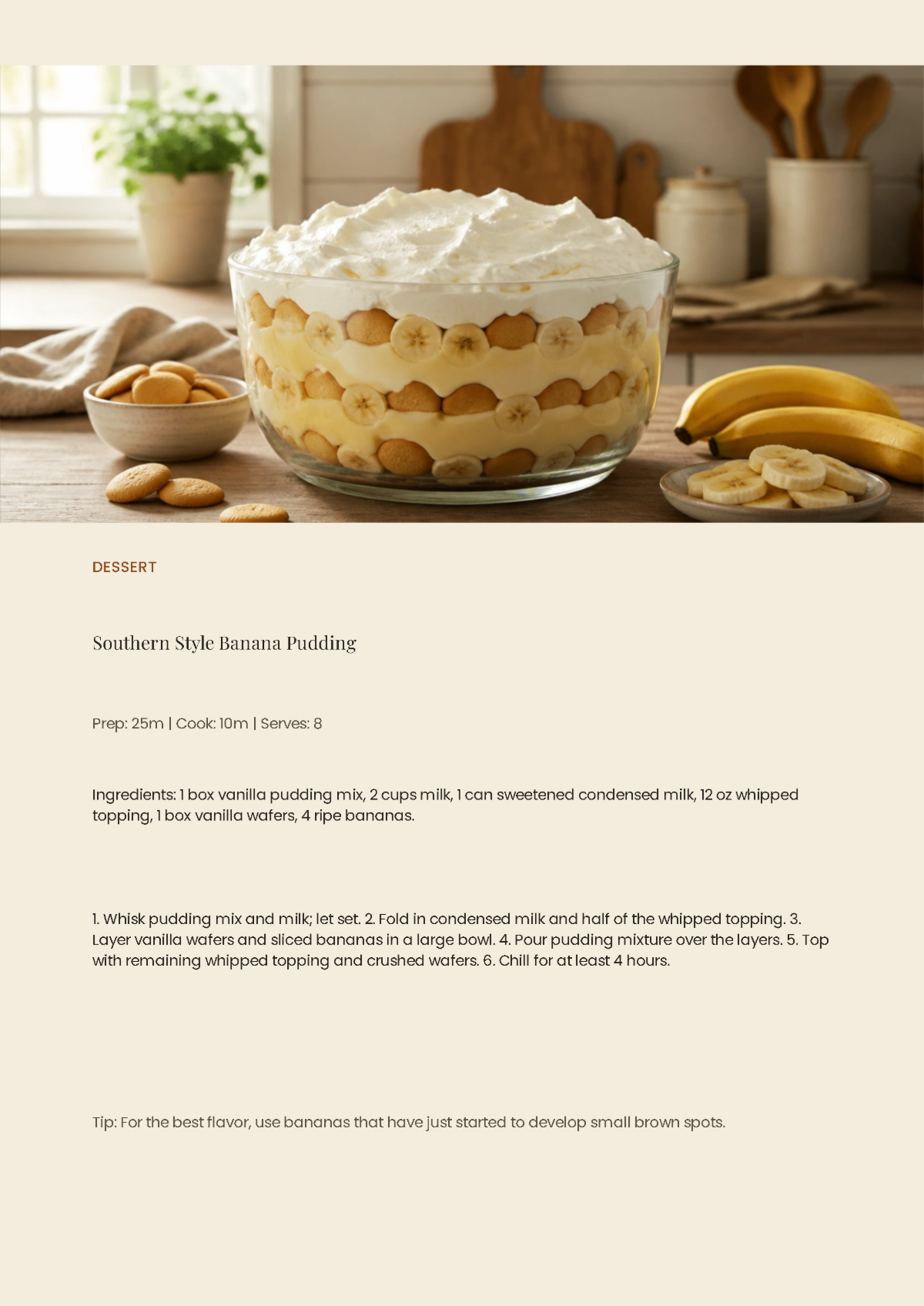 Free Traditional Cookbook Template to Edit Online