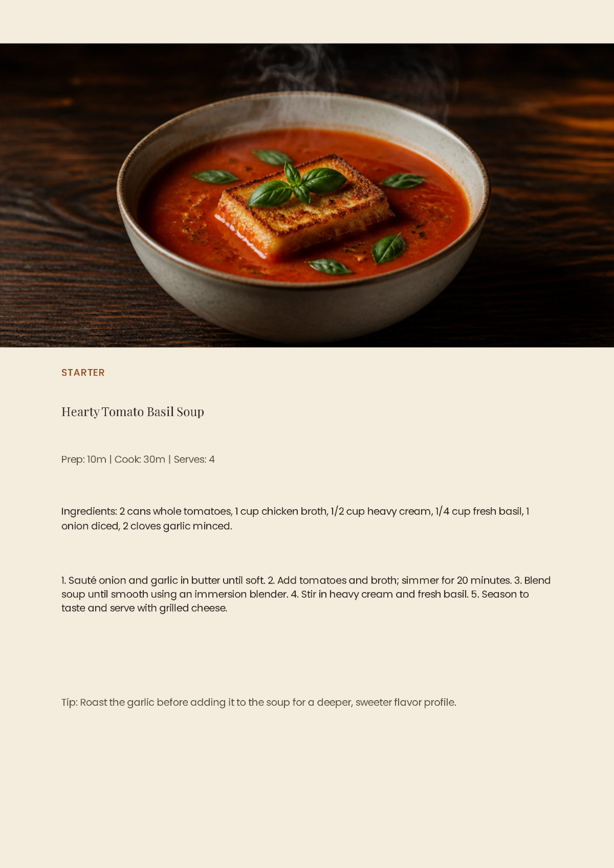 Free Traditional Cookbook Template to Edit Online