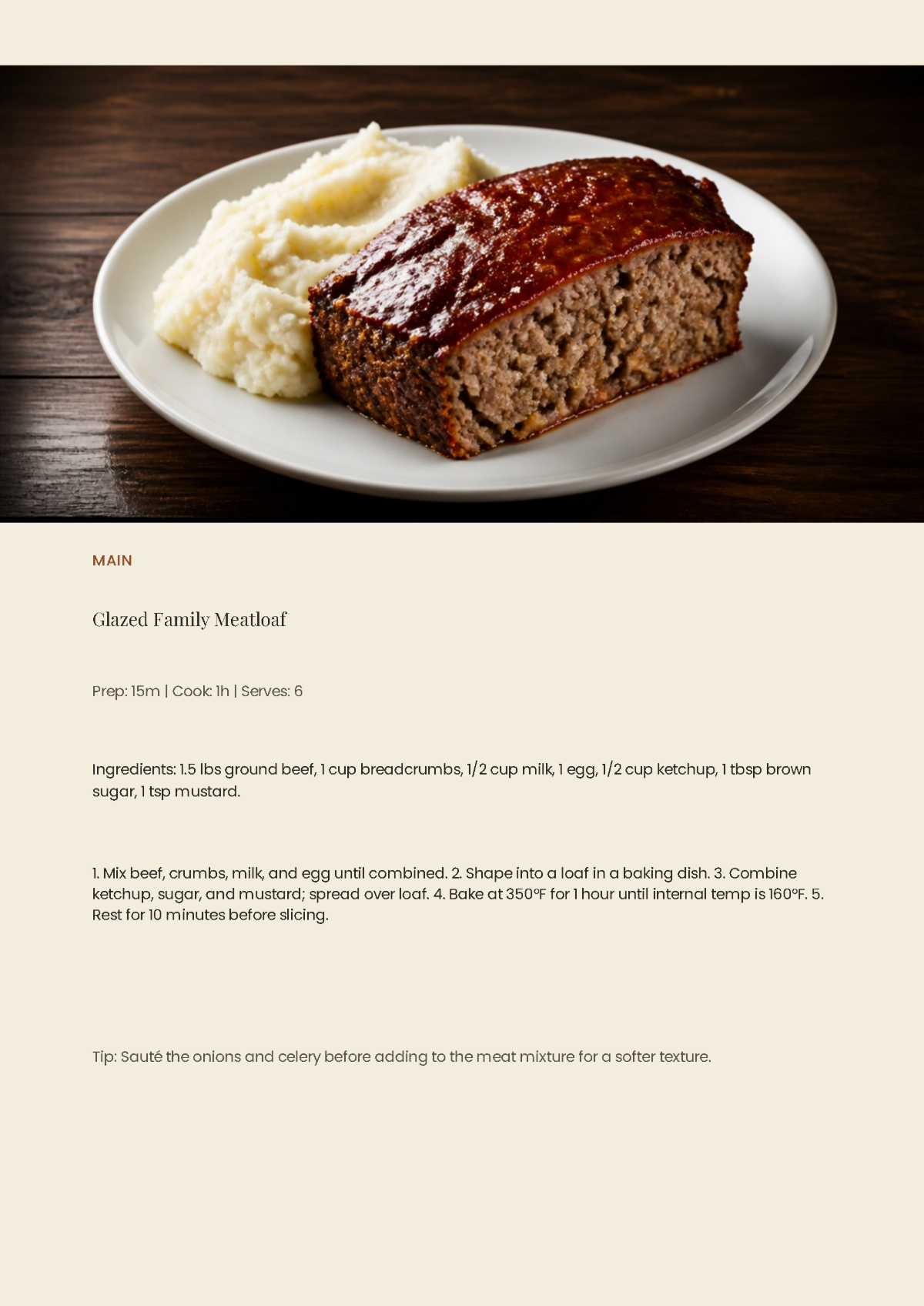 Free Traditional Cookbook Template to Edit Online