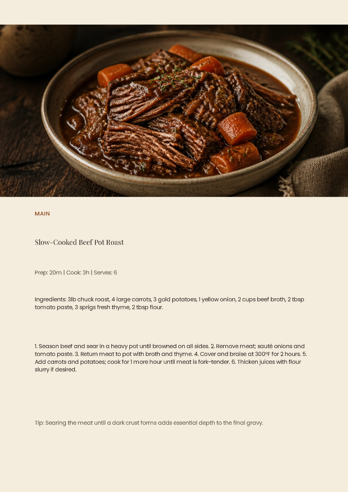 Free Traditional Cookbook Template to Edit Online