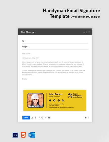 free email signature templates for mac mail