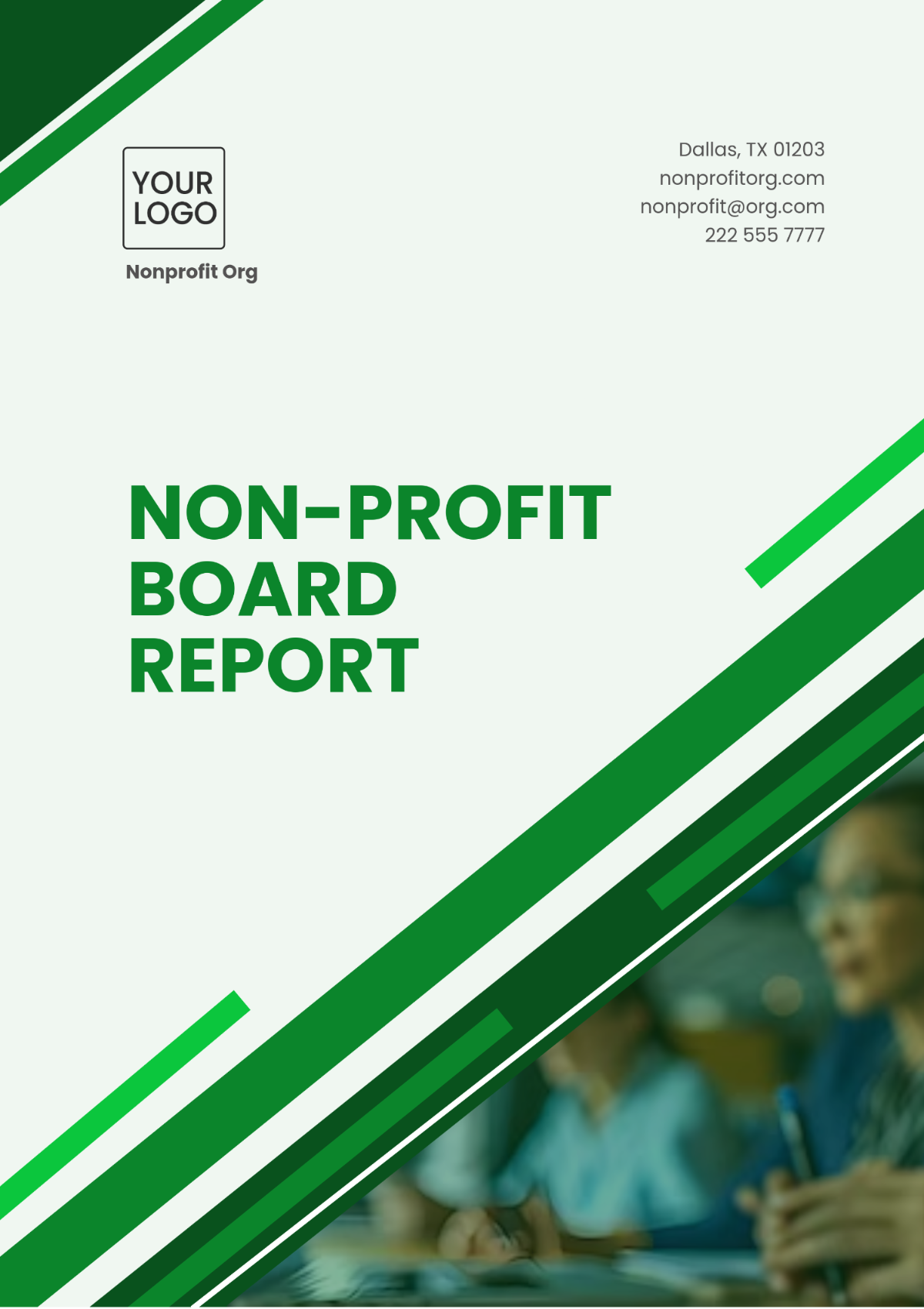 Printable Nonprofit Board Report Template - Edit Online & Download