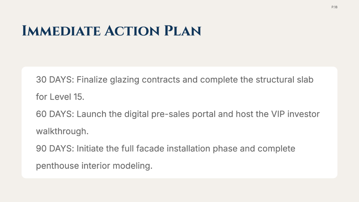 Free Real Estate Project Plan Template to Edit Online