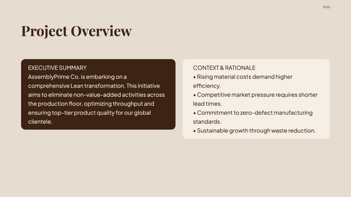 Free Manufacturing Project Plan Template to Edit Online
