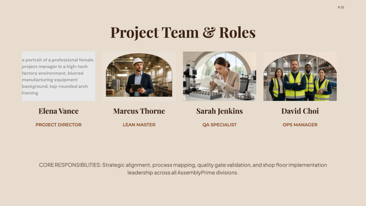 Free Manufacturing Project Plan Template to Edit Online