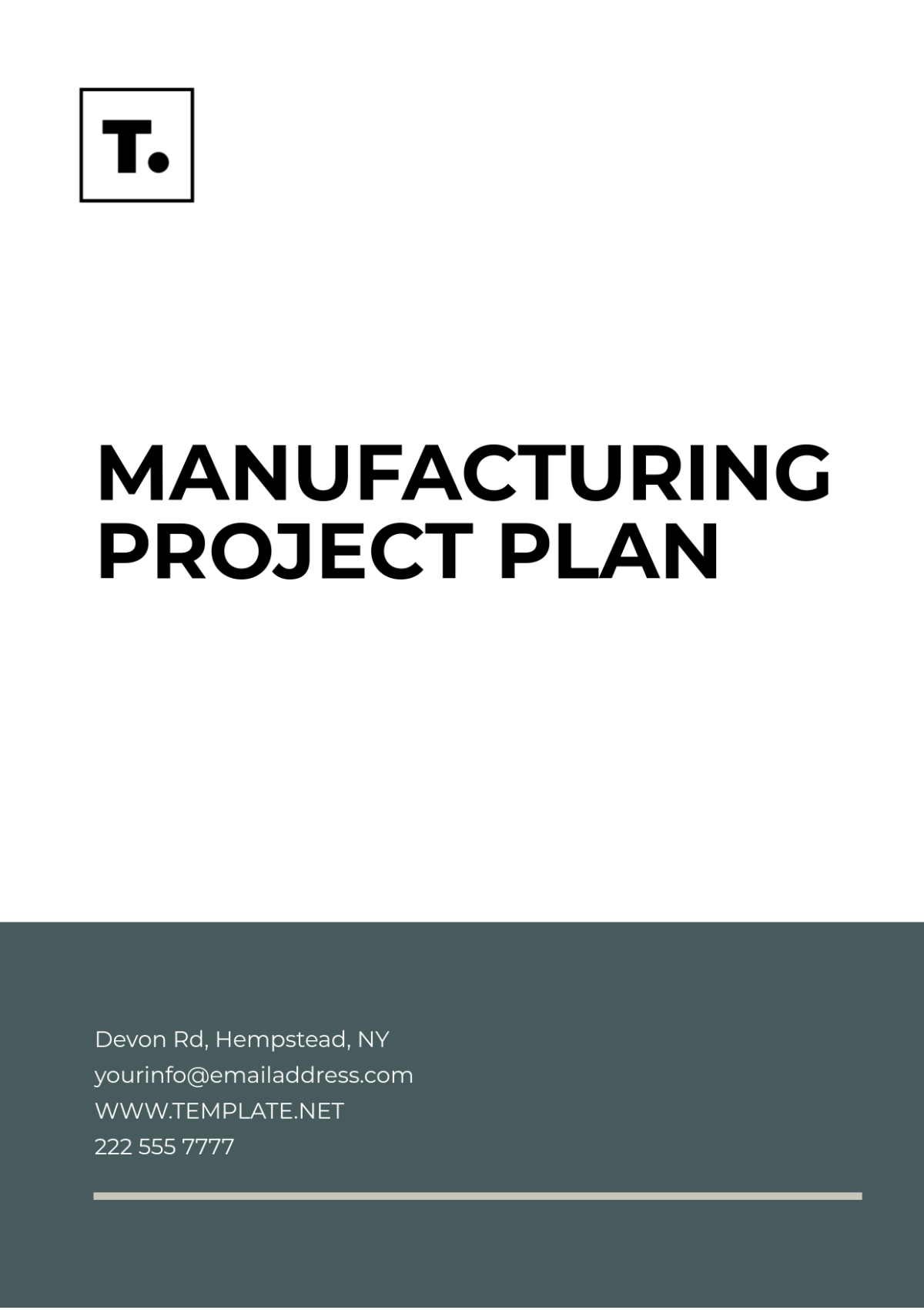 Manufacturing Project Plan Template - Edit Online & Download